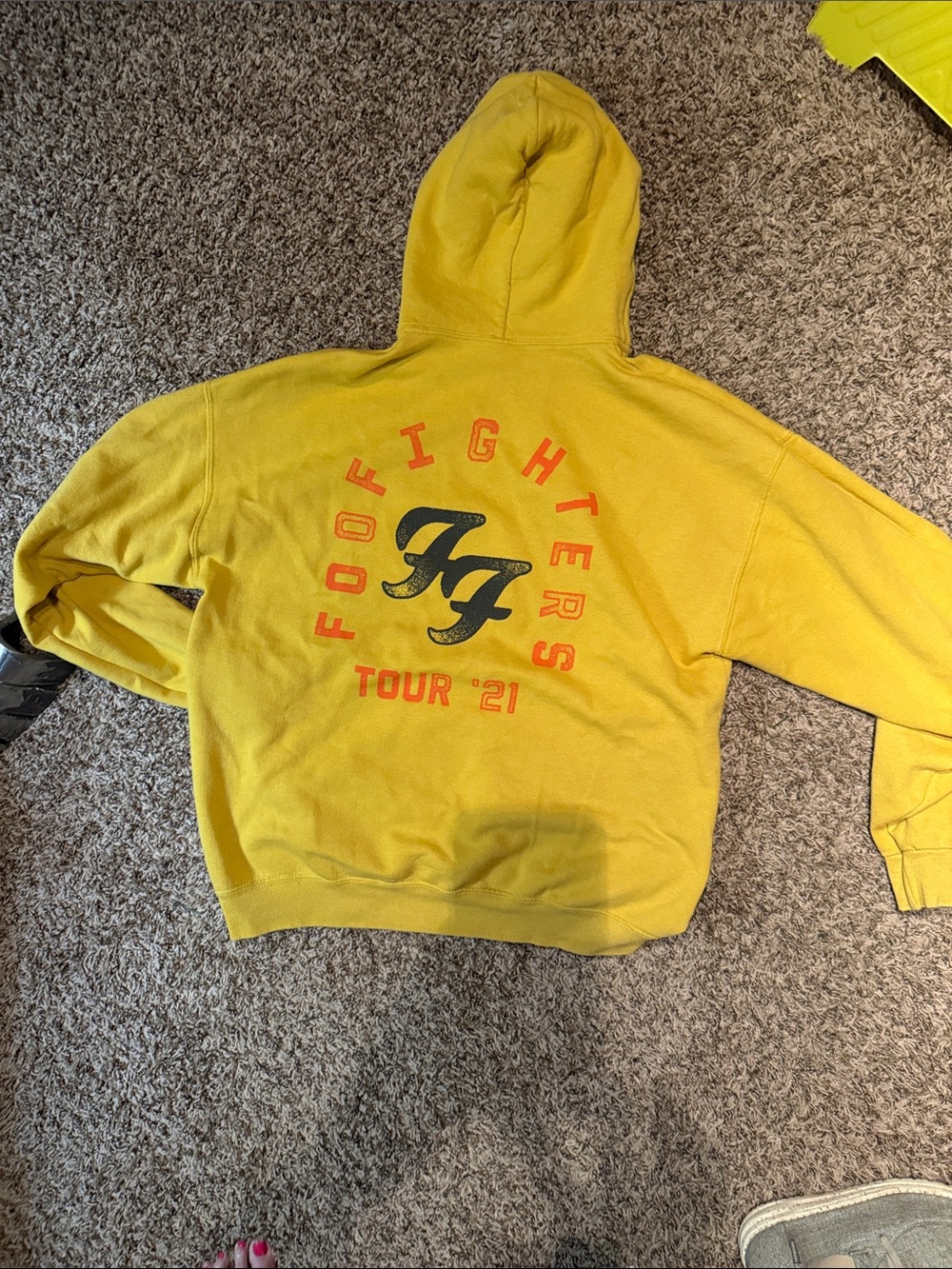Tour '21 Yellow Pullover Hoodie